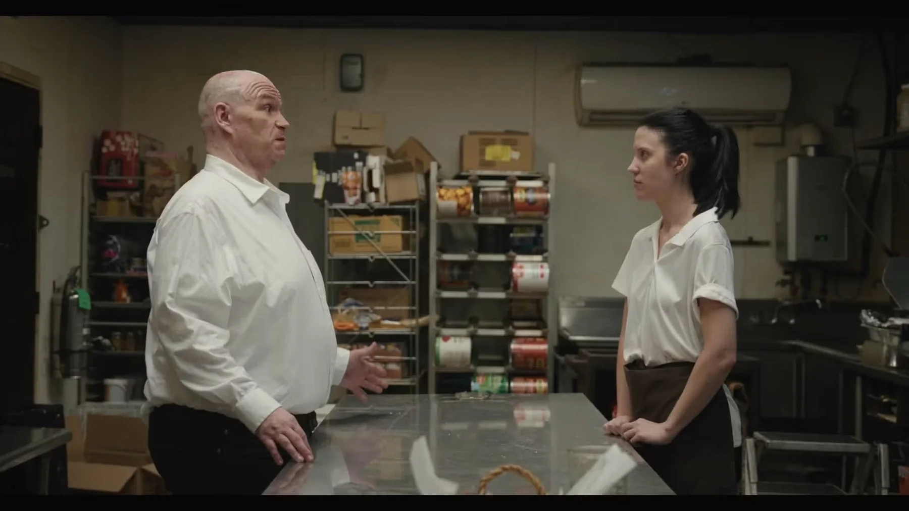 Restaurant manager scene